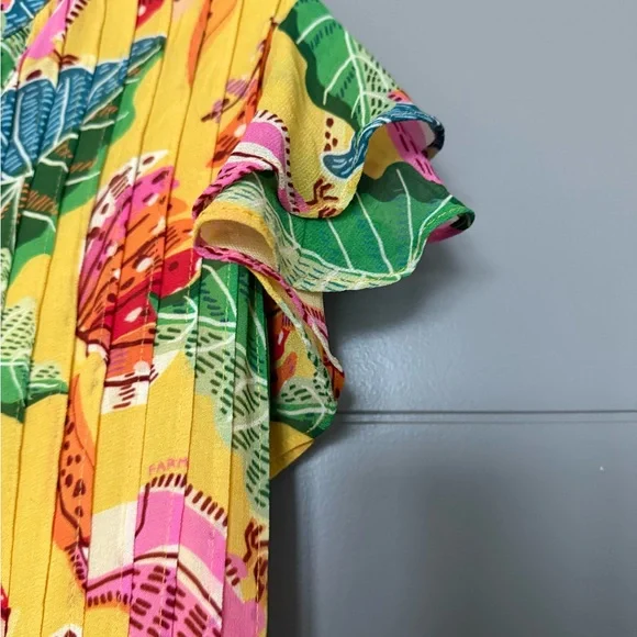 FARM Rio Yellow Tropical Mini Dress - Picture 6 of 10